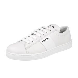 Prada Classic White Leather Sneakers
